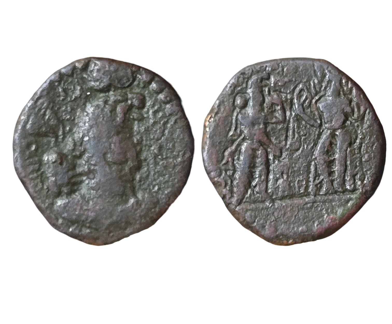 Kushano Sasanians, Hormazd I Kushanshah (Circa AD 265-295) AE Unit Rare.