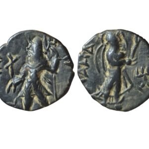 KUSHAN:Kanishka quarter Unit with Nana.Kashmir mint.UNLISTED &Rare.